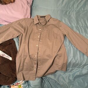 Boys long sleeve button up size xl